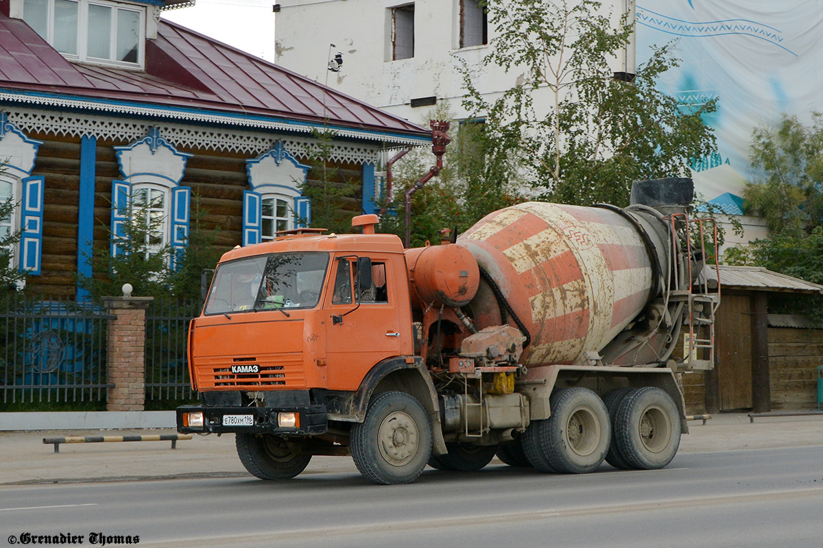 Саха (Якутия), № Е 780 ХМ 196 — КамАЗ-55111-15 [55111R]