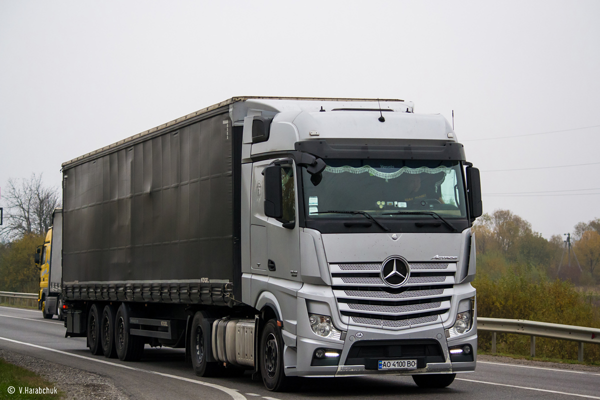 Закарпатская область, № АО 4100 ВО — Mercedes-Benz Actros ('2011) 1845