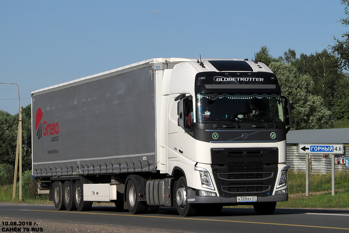 Смоленская область, № А 328 ВХ 67 — Volvo ('2012) FH.500