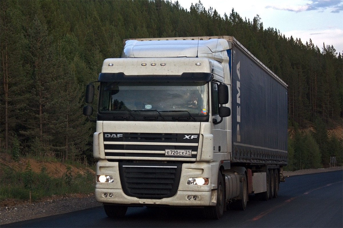 Чувашия, № Е 720 СХ 21 — DAF XF105 FT