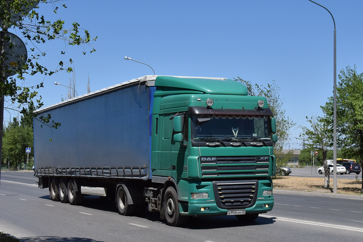 Брянская область, № Н 998 АМ 32 — DAF XF105 FT