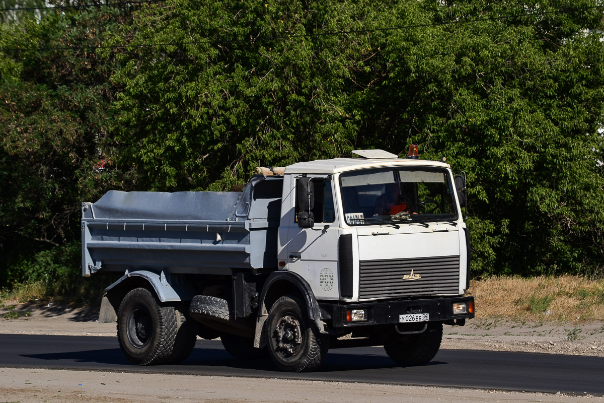 Волгоградская область, № У 026 ВВ 34 — МАЗ-555102