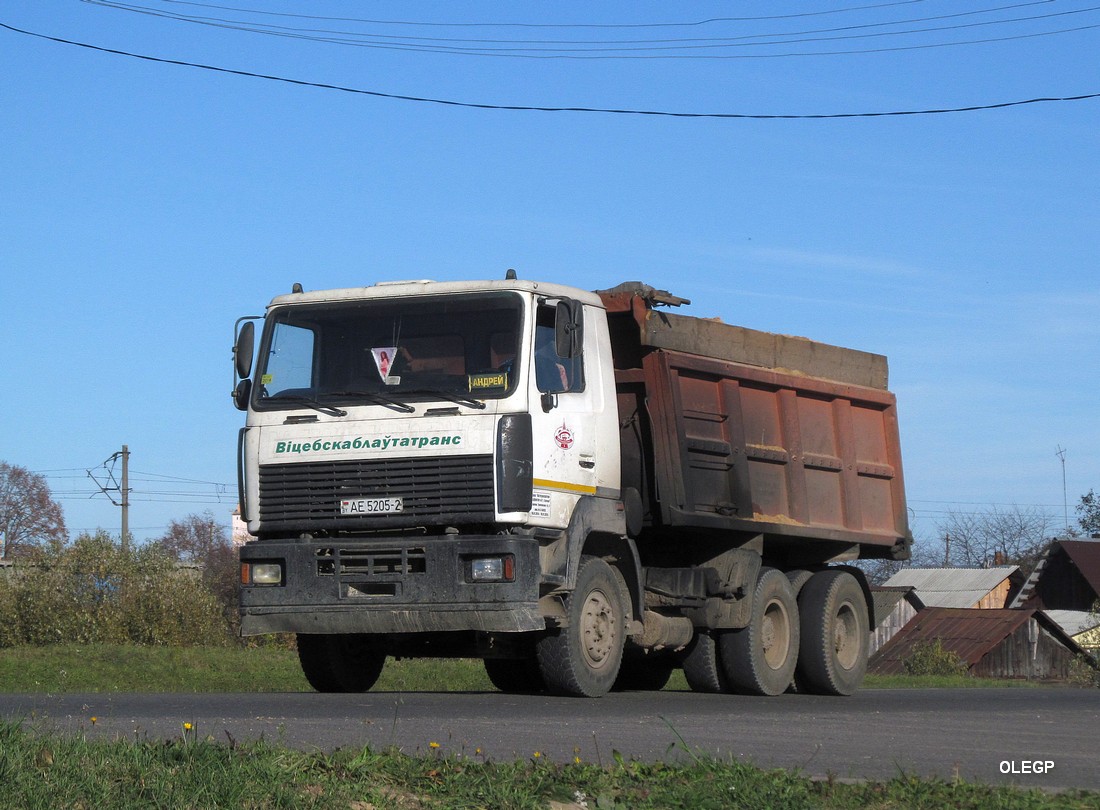 Витебская область, № АЕ 5205-2 — МАЗ-6501 (общая модель)