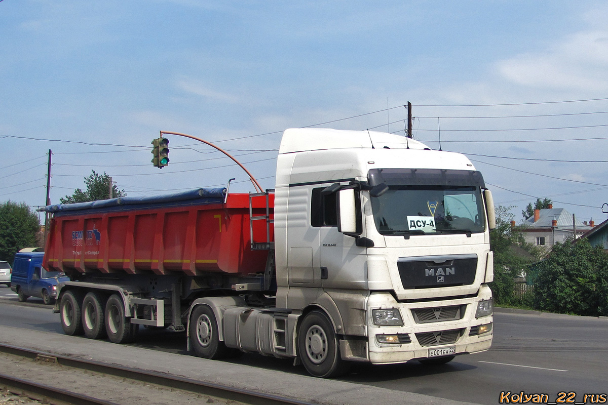 Алтайский край, № Е 001 ЕА 22 — MAN TGX ('2007) 18.440