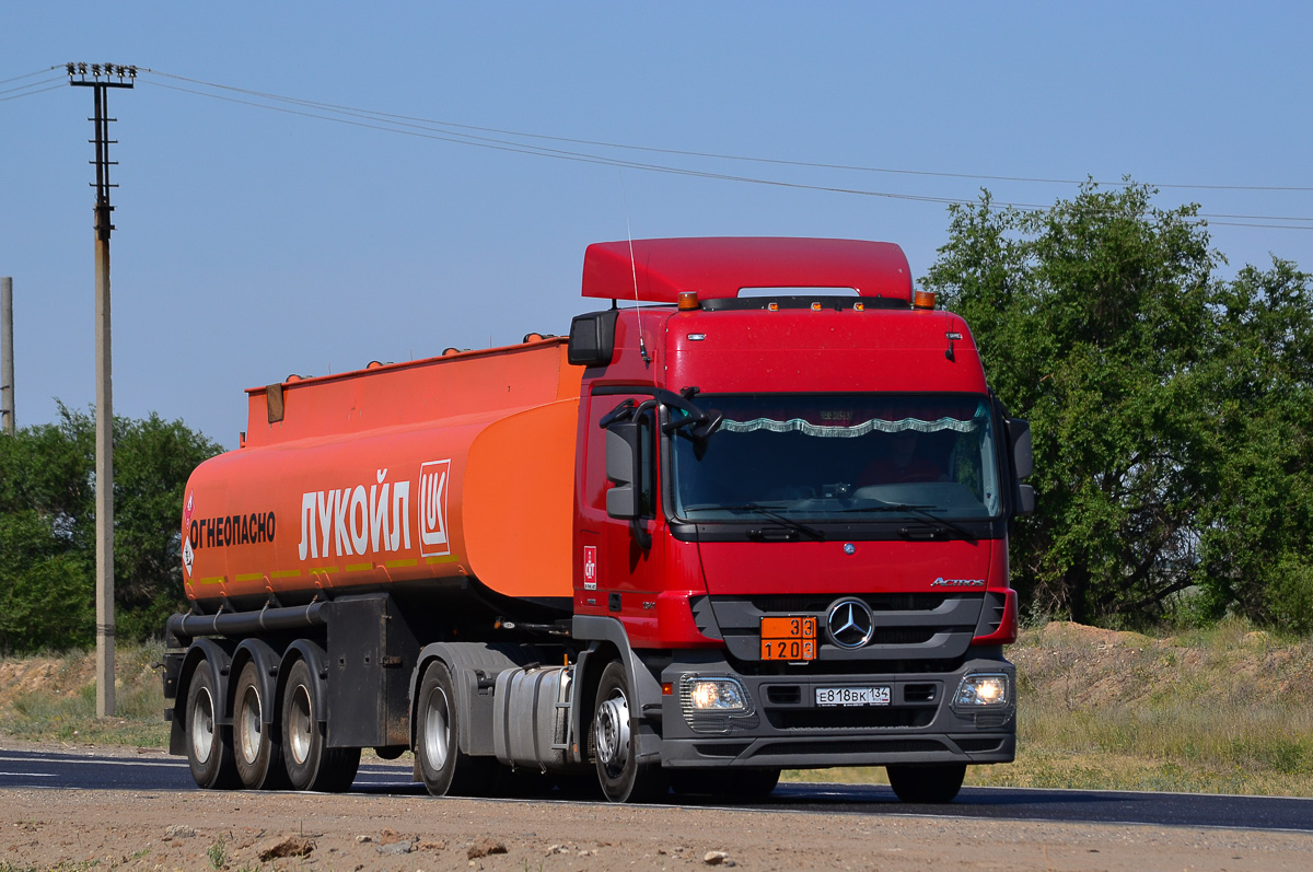 Волгоградская область, № Е 818 ВК 134 — Mercedes-Benz Actros '09 1841 [Z9M]