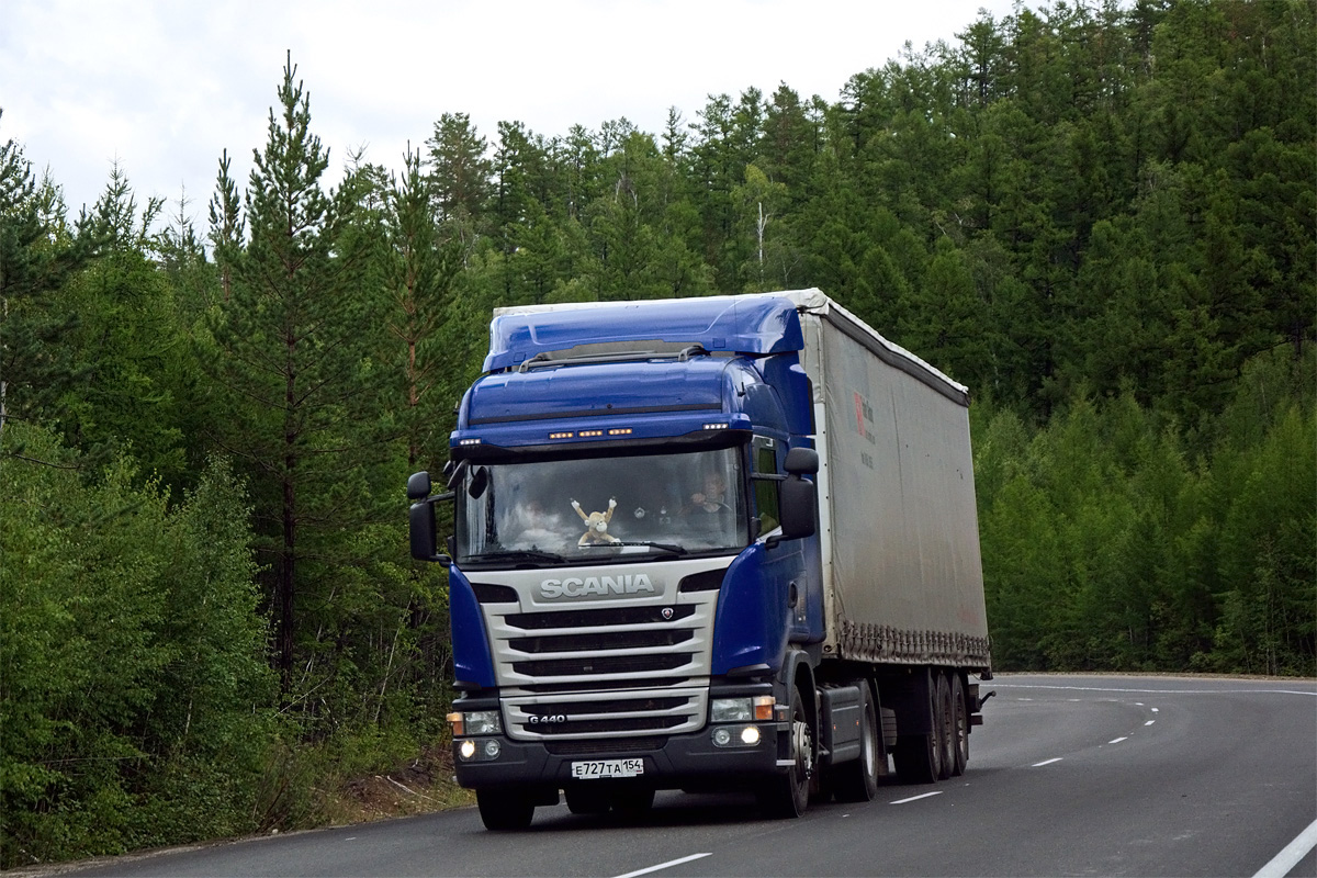 Новосибирская область, № Е 727 ТА 154 — Scania ('2013) G440