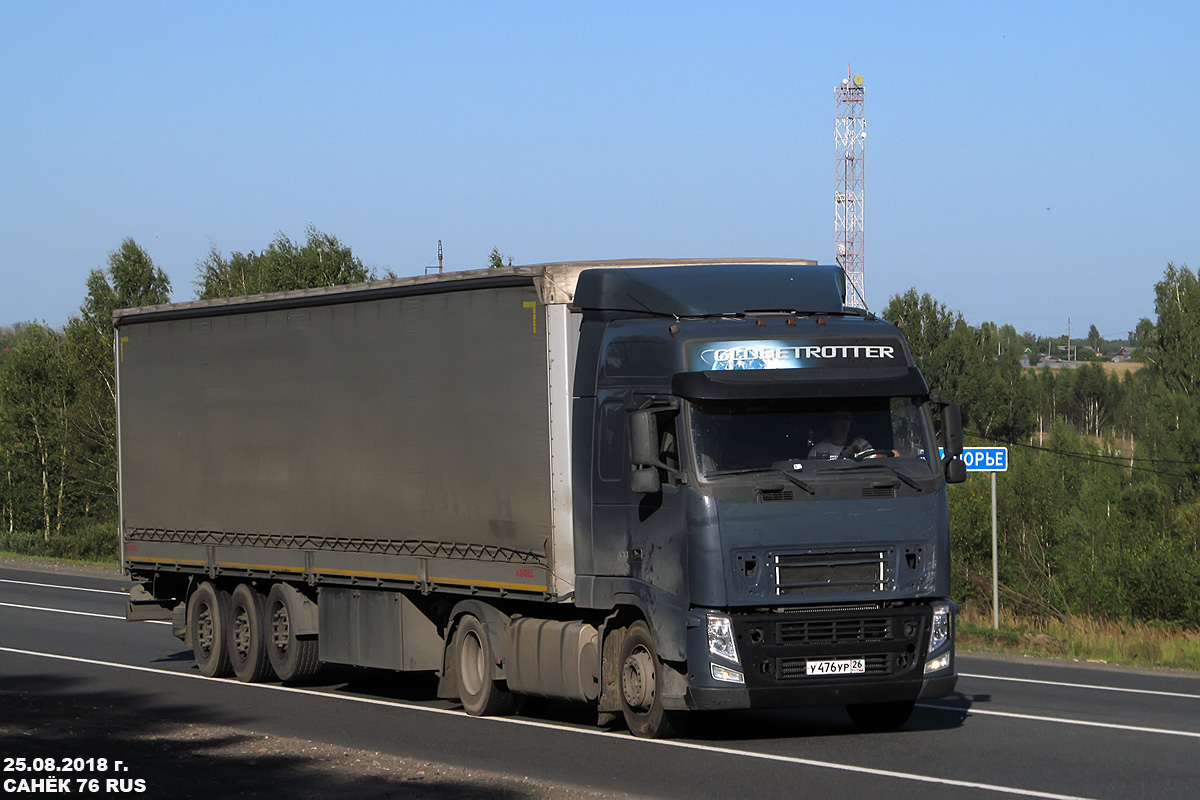 Ставропольский край, № У 476 УР 26 — Volvo ('2008) FH.400