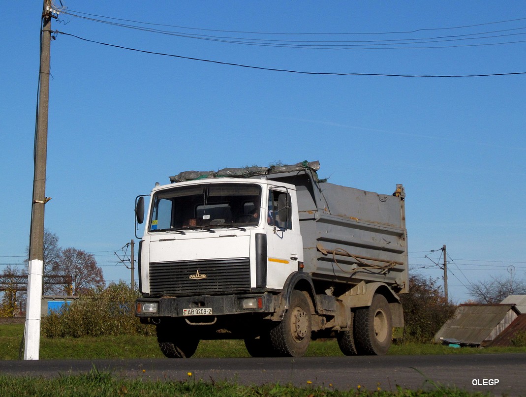 Витебская область, № АВ 9209-2 — МАЗ-5551 (общая модель)