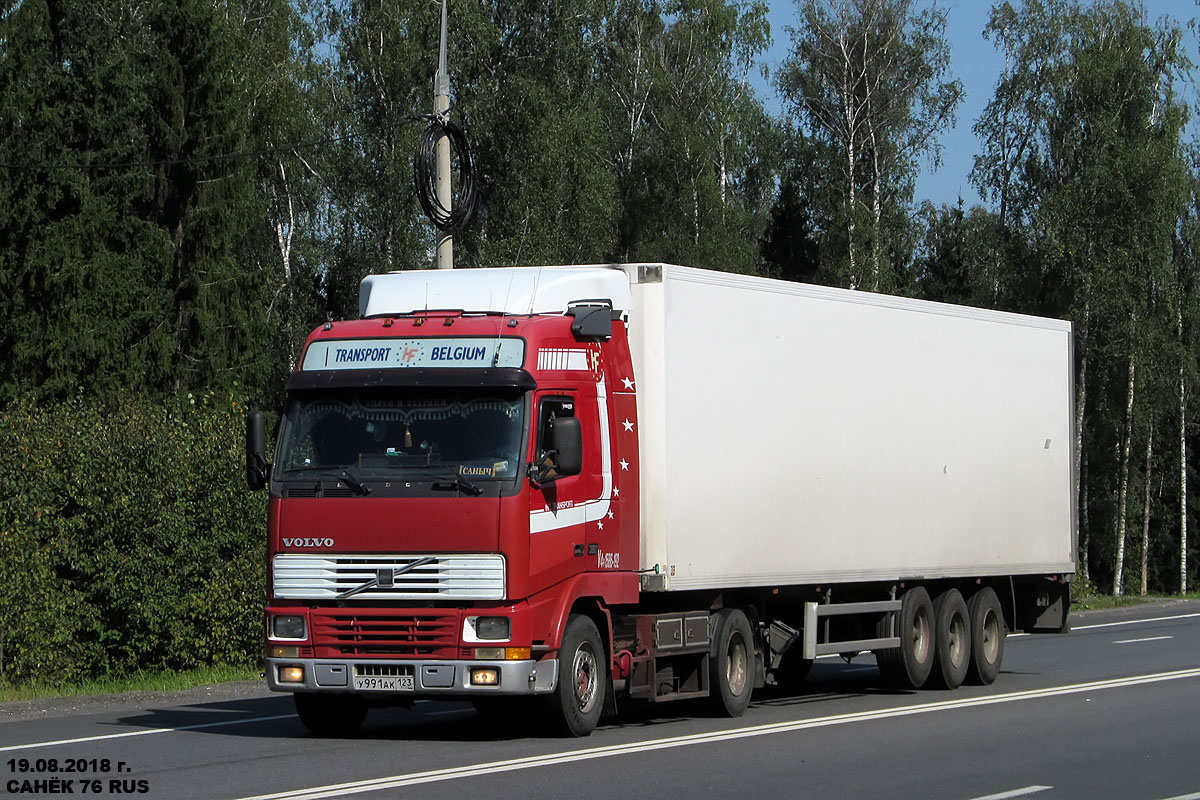 Краснодарский край, № У 991 АК 123 — Volvo ('1993) FH12.380