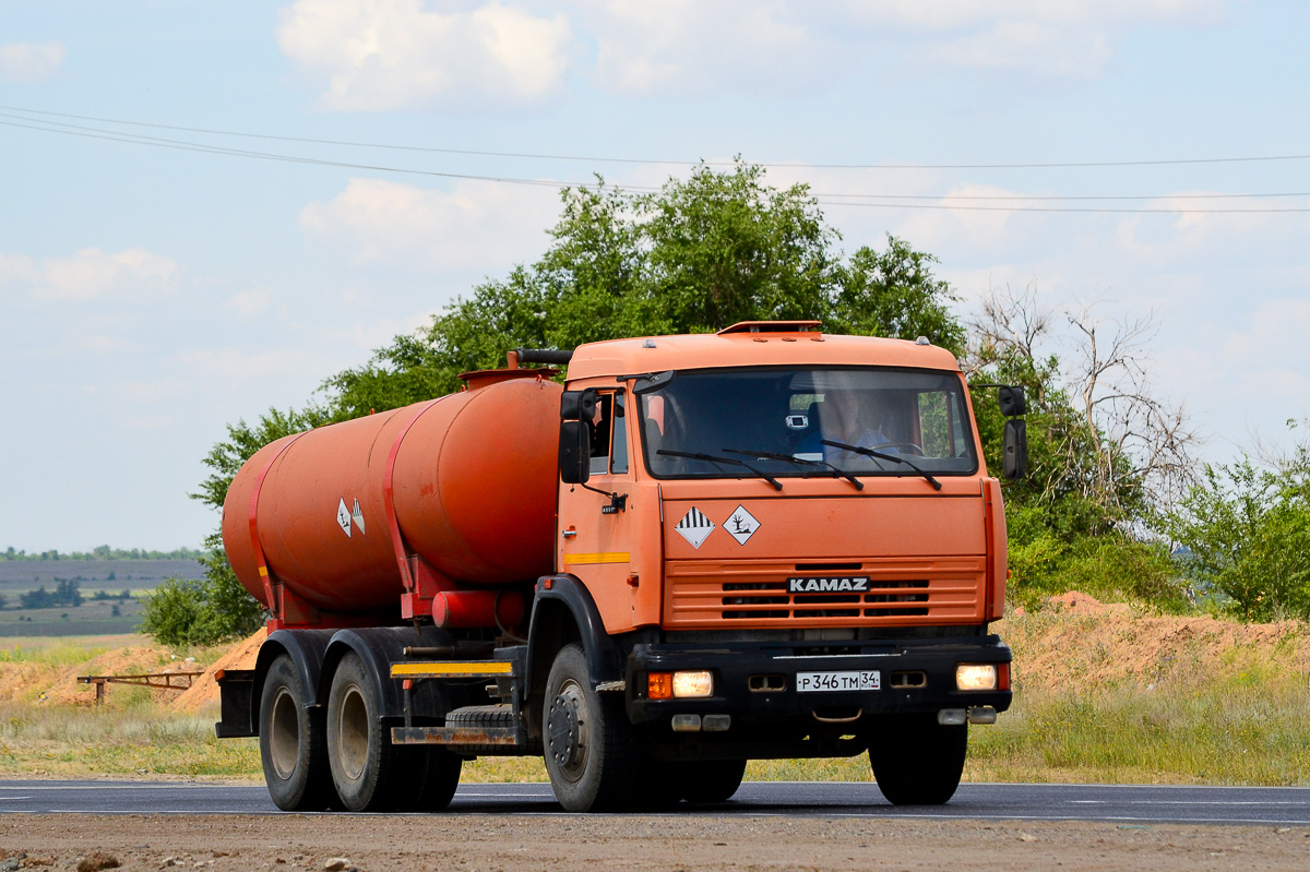 Волгоградская область, № Р 346 ТМ 34 — КамАЗ-65115-62