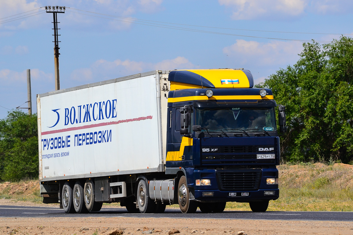 Волгоградская область, № Р 629 РТ 34 — DAF 95XF FT