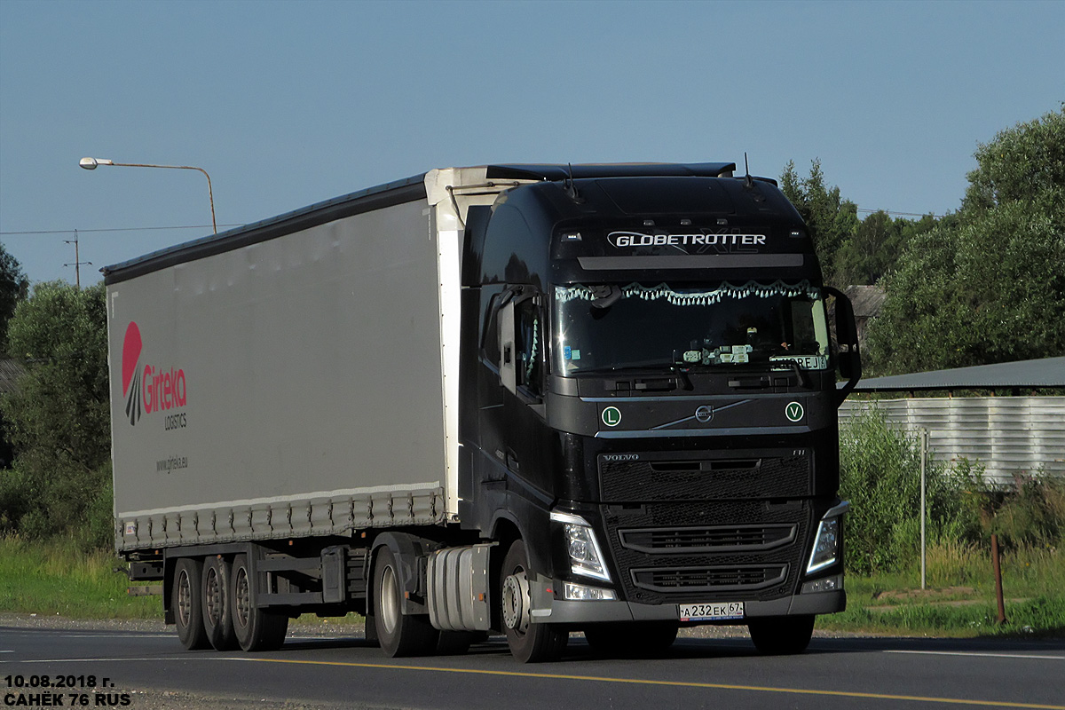 Смоленская область, № А 232 ЕК 67 — Volvo ('2012) FH.460 [X9P]