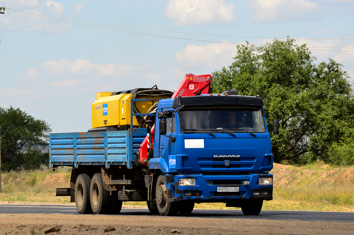 Волгоградская область, № Р 572 СТ 34 — КамАЗ-65117-62