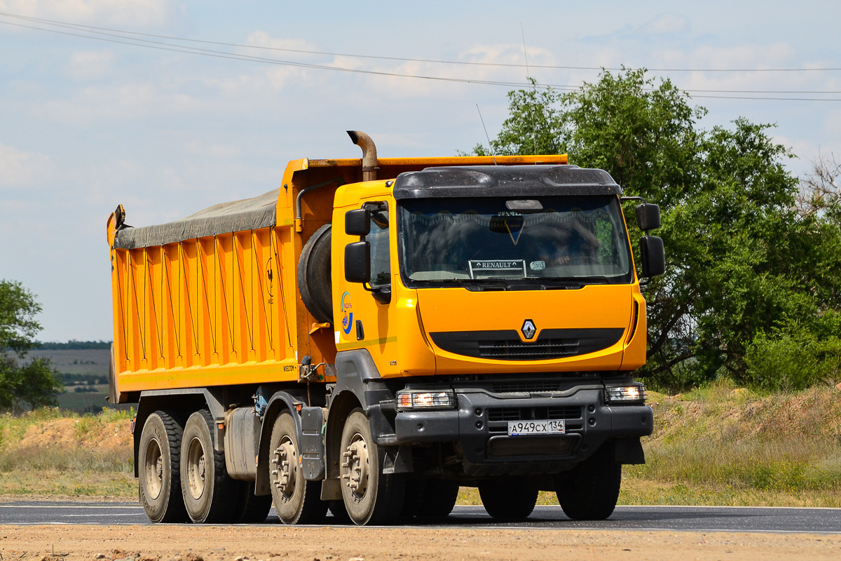 Волгоградская область, № А 949 СХ 134 — Renault Kerax