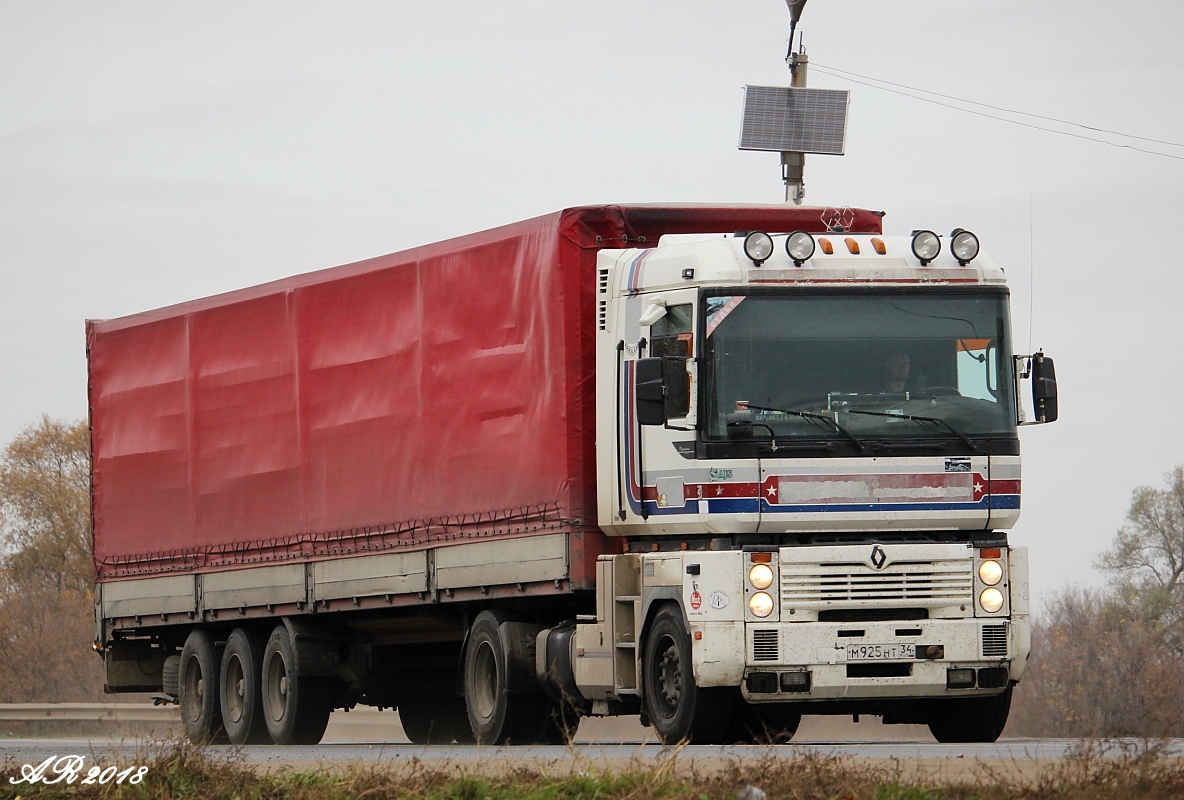 Волгоградская область, № М 925 НТ 34 — Renault Magnum Integral ('1997)