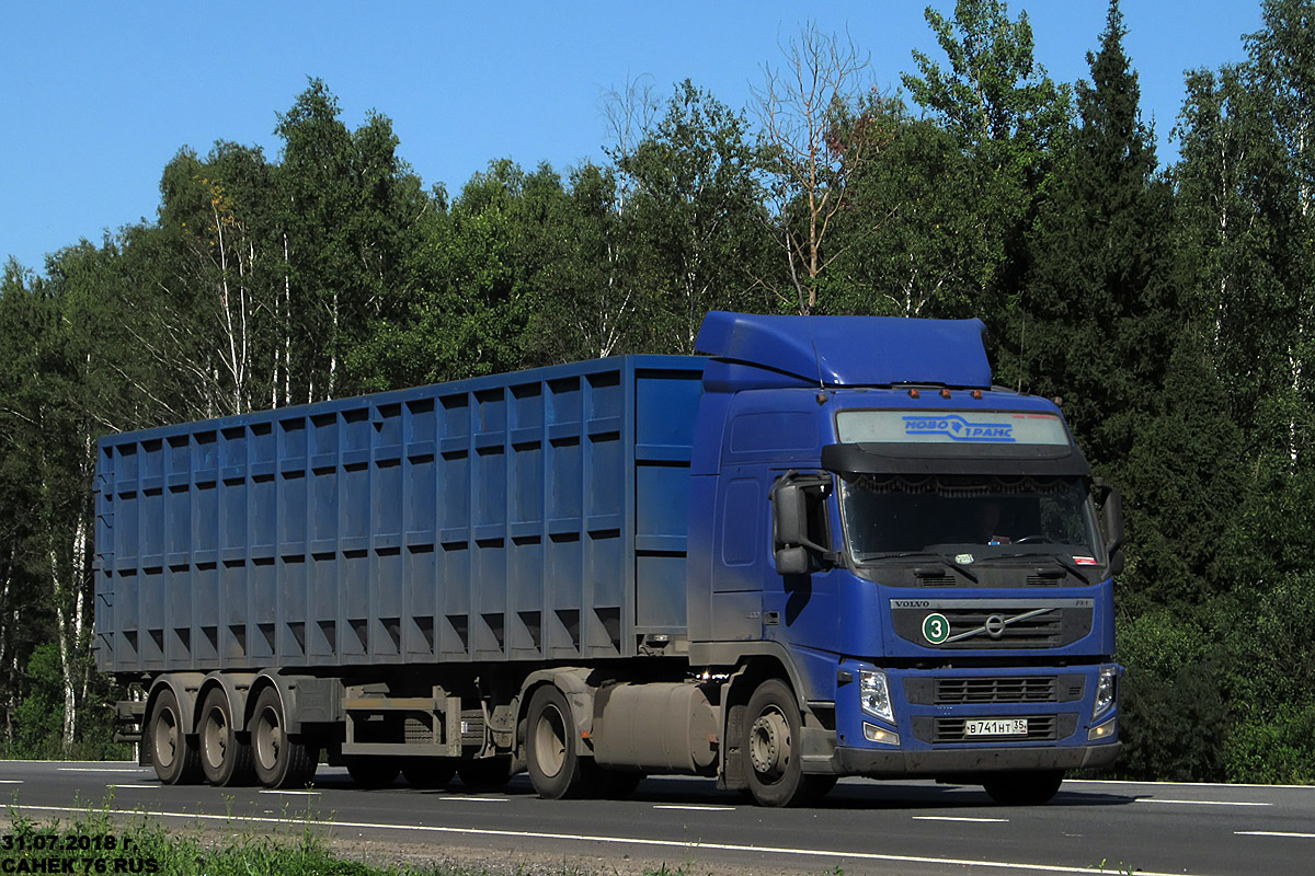 Вологодская область, № В 741 НТ 35 — Volvo ('2010) FM.400 [X9P]