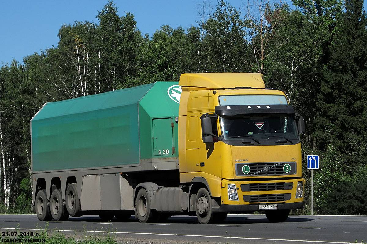 Нижегородская область, № Т 662 ЕК 52 — Volvo ('2002) FH12.400