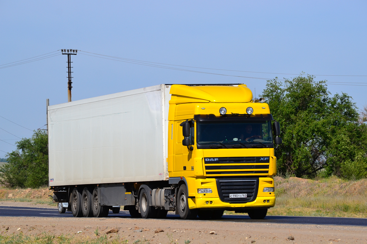 Самарская область, № С 190 ТО 163 — DAF XF105 FT