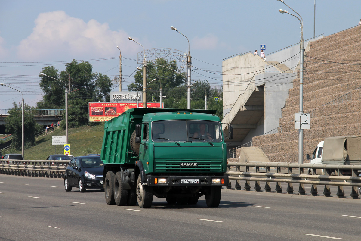 Красноярский край, № Е 176 КХ 24 — КамАЗ-65115-02 [65115C]