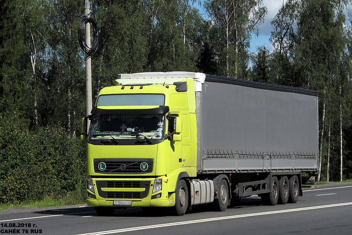 Псковская область, № Т 183 КР 60 — Volvo ('2008) FH.460