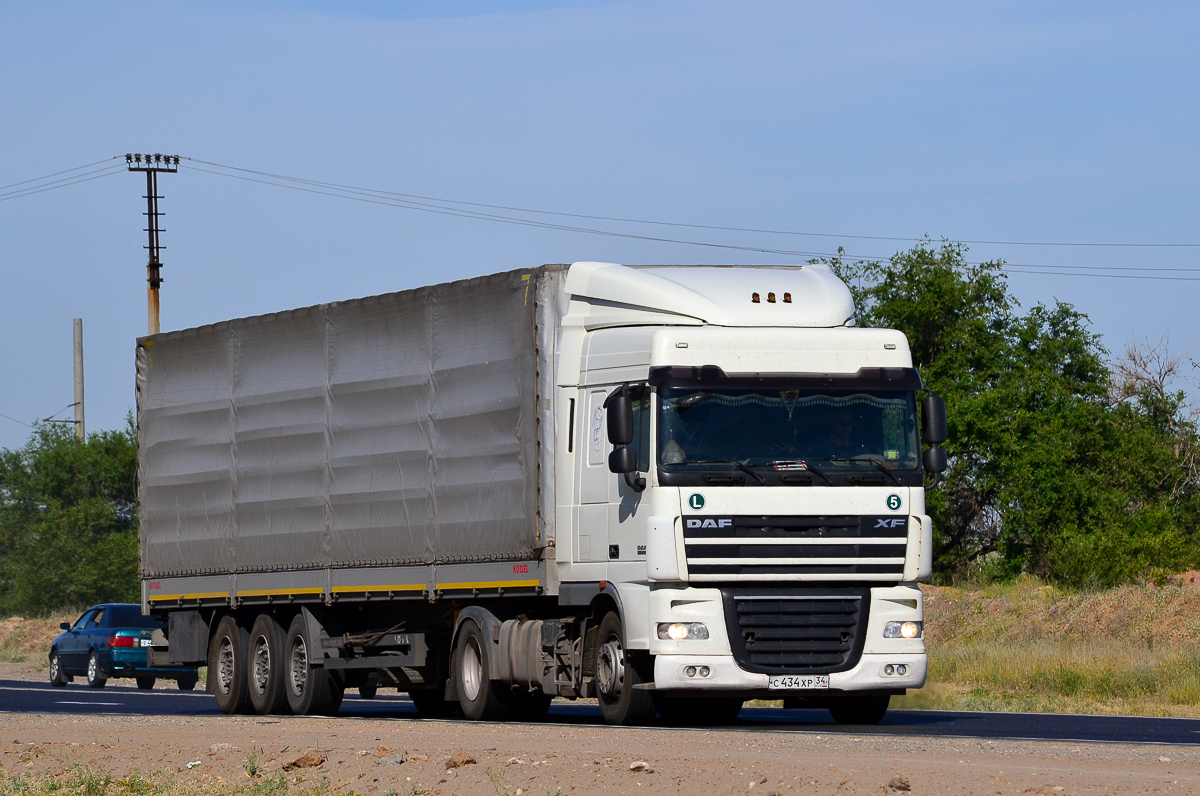 Волгоградская область, № С 434 ХР 34 — DAF XF105 FT