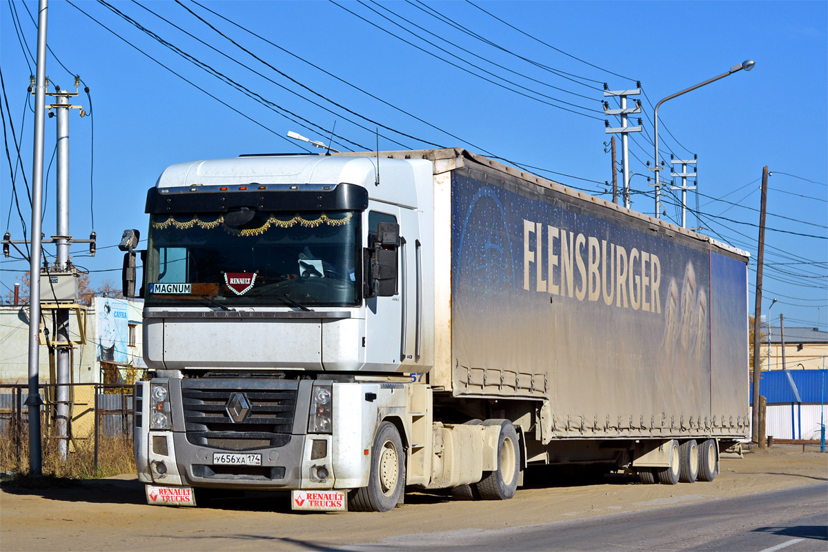 Челябинская область, № У 656 ХМ 174 — Renault Magnum ('2008)