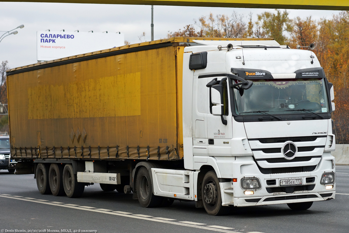 Москва, № Т 185 ЕЕ 777 — Mercedes-Benz Actros ('2009) 1848