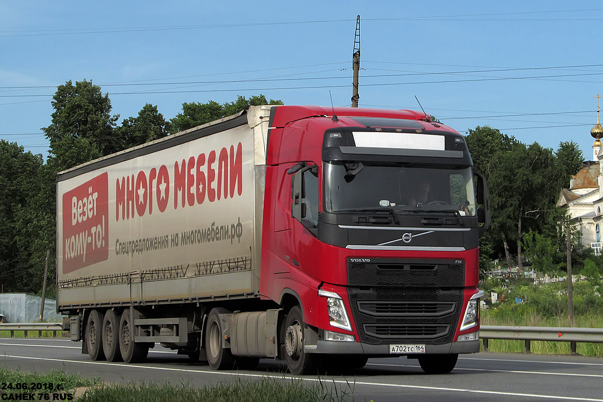 Саратовская область, № А 702 ТС 164 — Volvo ('2012) FH.420 [X9P]