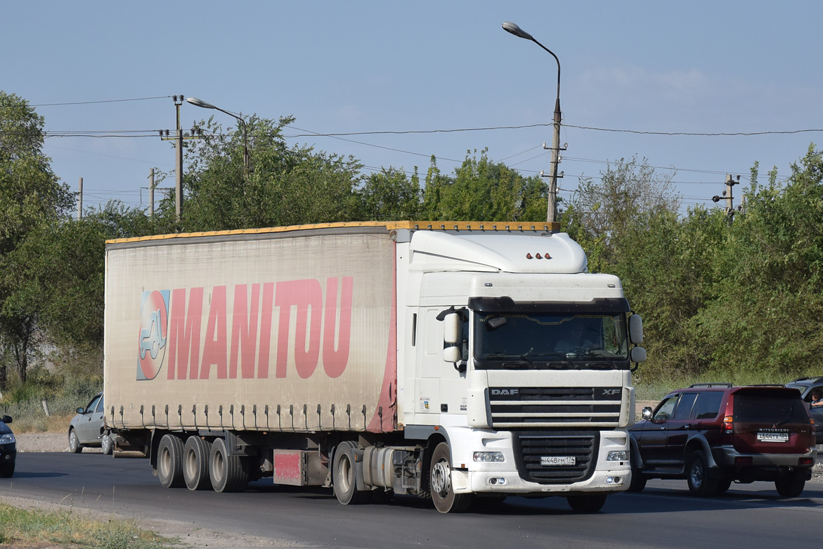 Челябинская область, № Н 448 РМ 174 — DAF XF105 FT