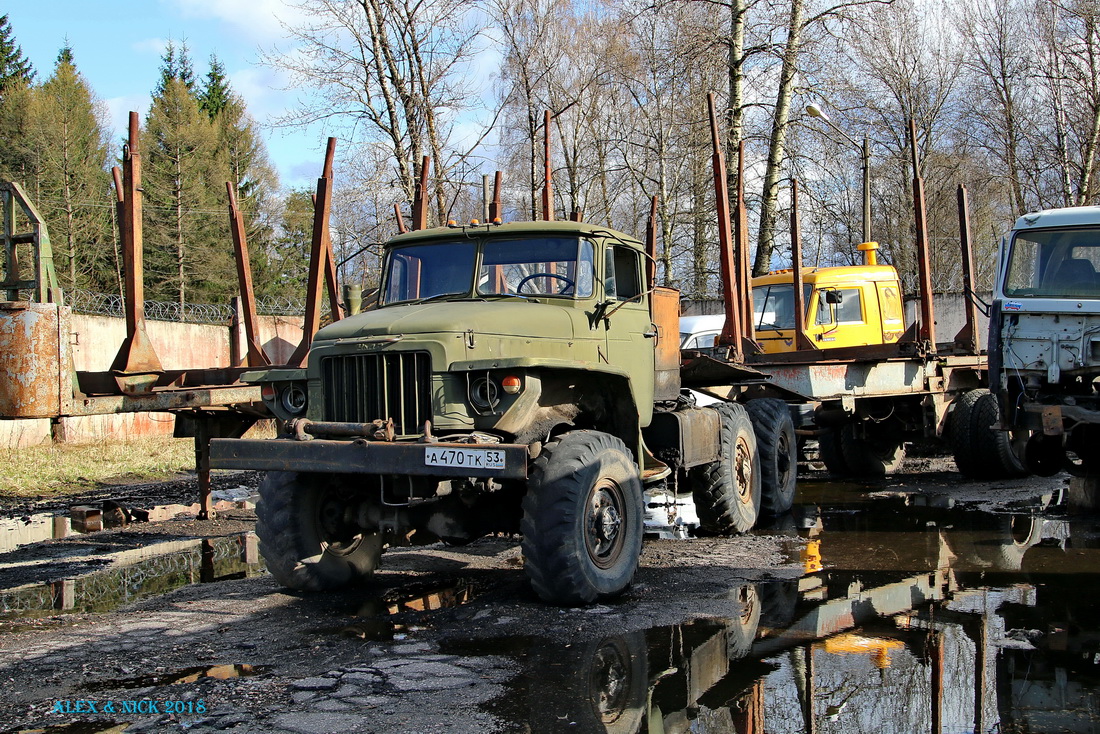 Новгородская область, № А 470 ТК 53 — Урал-375Д