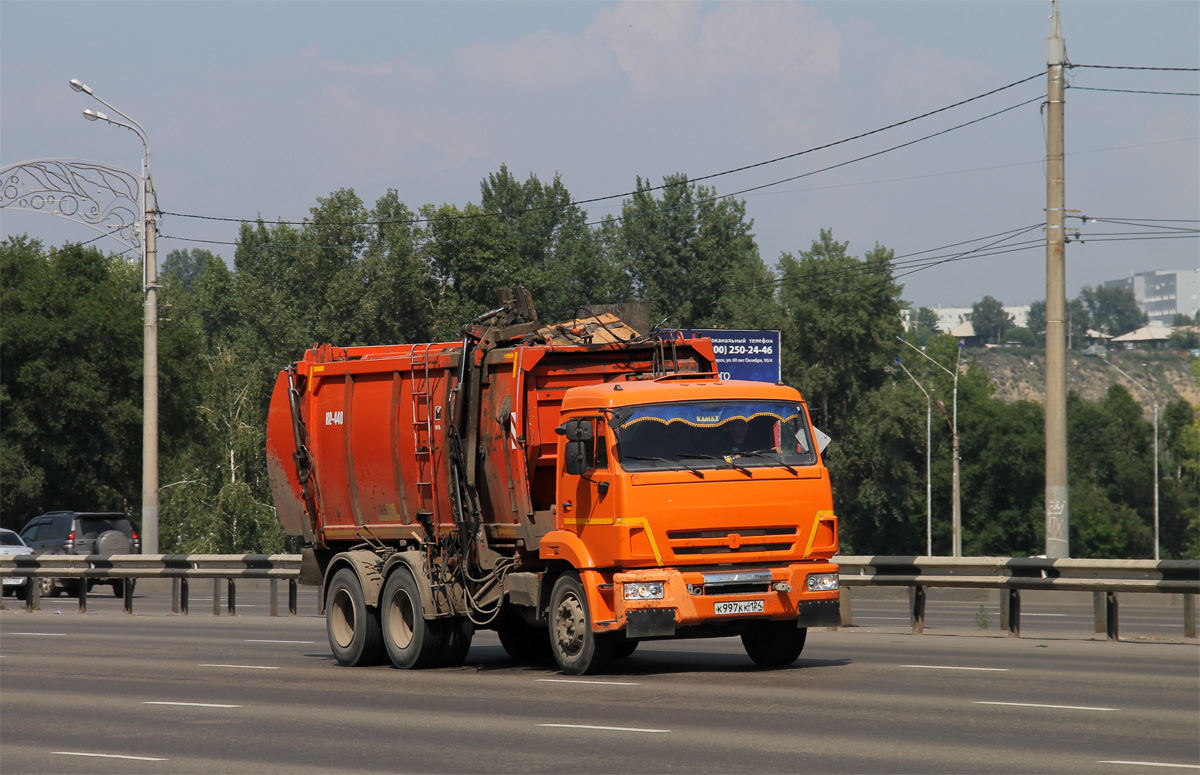 Красноярский край, № К 997 КК 124 — КамАЗ-65115-D3