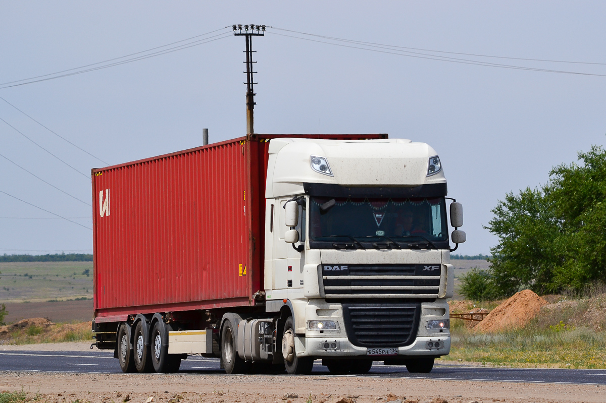 Волгоградская область, № В 545 РН 134 — DAF XF105 FT