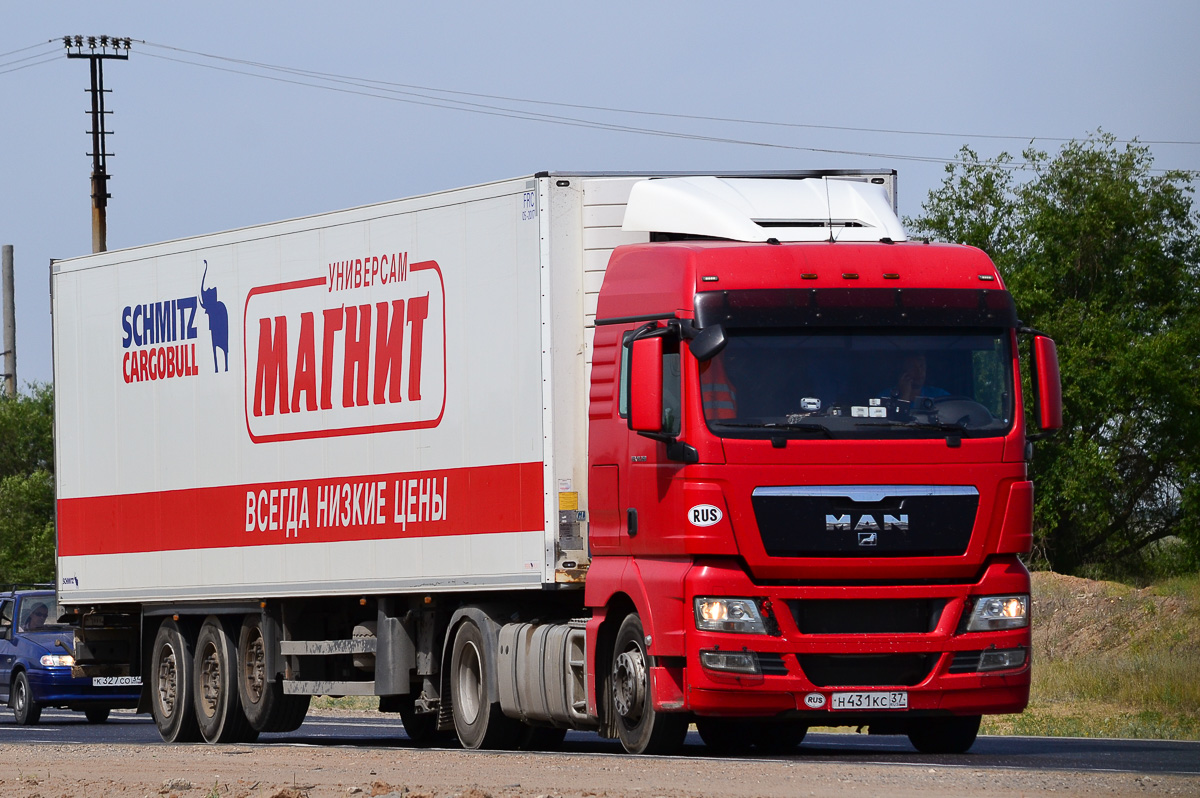 Волгоградская область, № Н 431 КС 37 — MAN TGX ('2007) 18.360