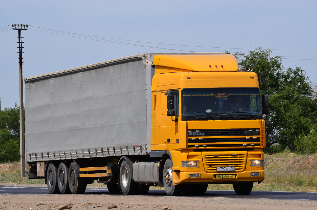 Волгоградская область, № С 797 ХТ 34 — DAF 95XF FT