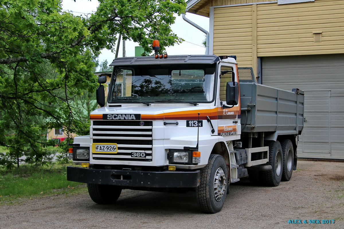 Финляндия, № FAZ-926 — Scania (II) T-Series 113H