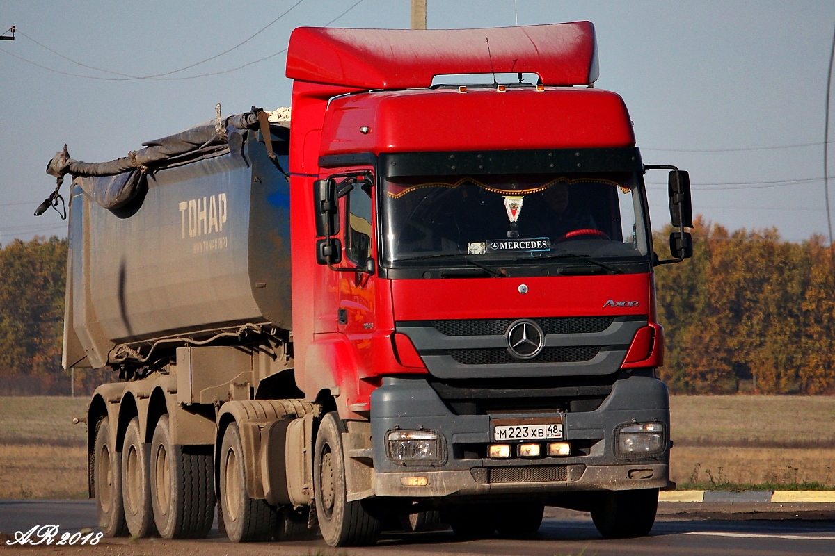 Липецкая область, № М 223 ХВ 48 — Mercedes-Benz Axor 1843