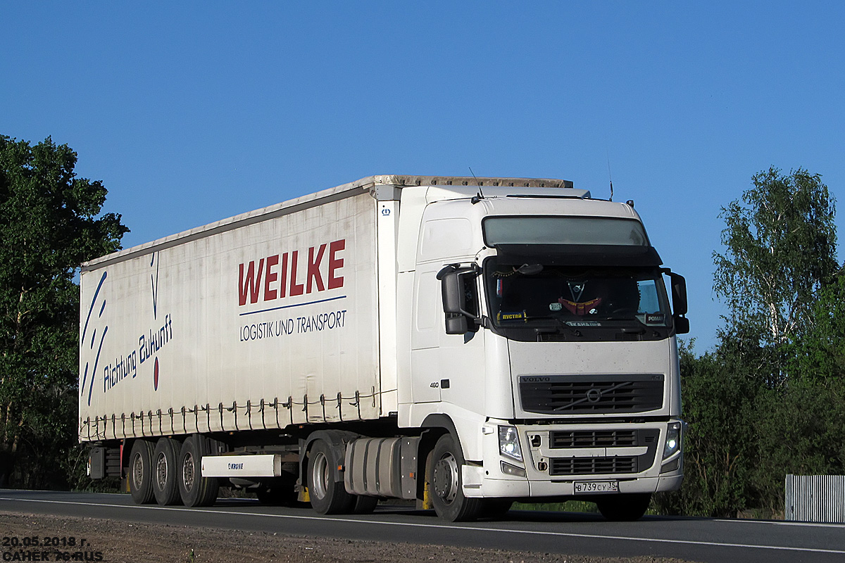 Вологодская область, № В 739 СУ 35 — Volvo ('2008) FH.460