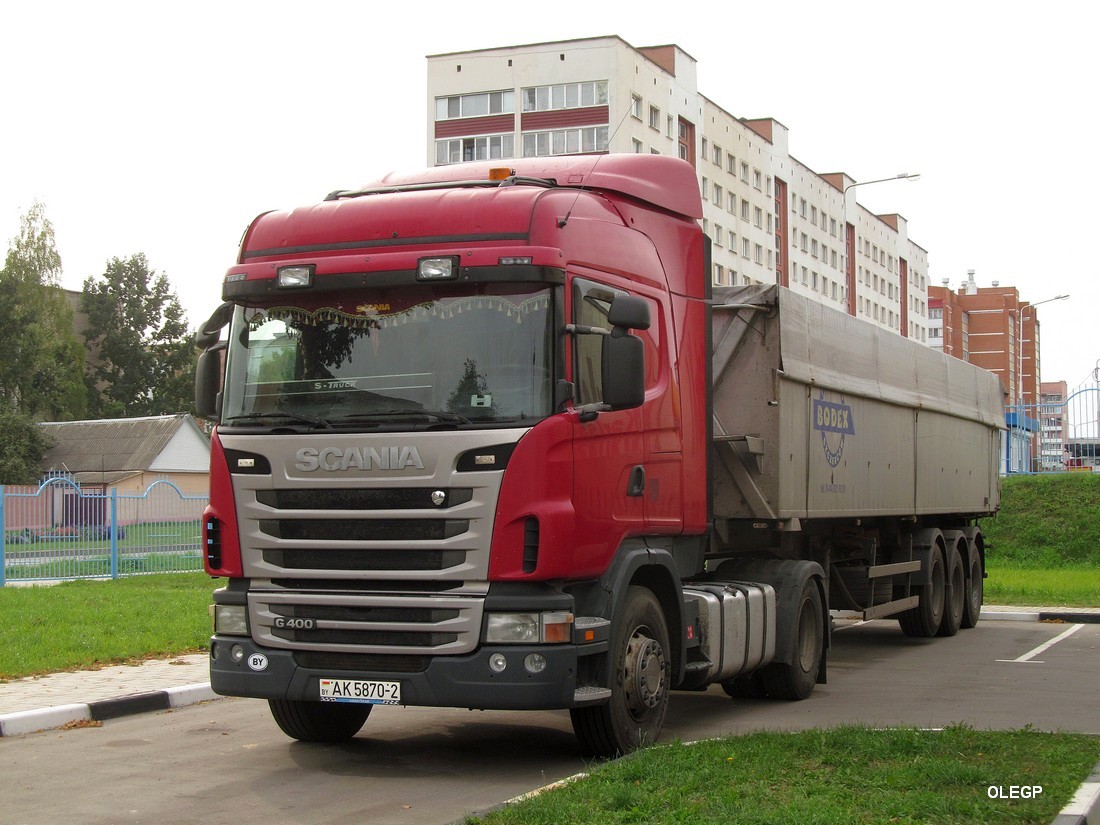 Витебская область, № АК 5870-2 — Scania ('2009) G400
