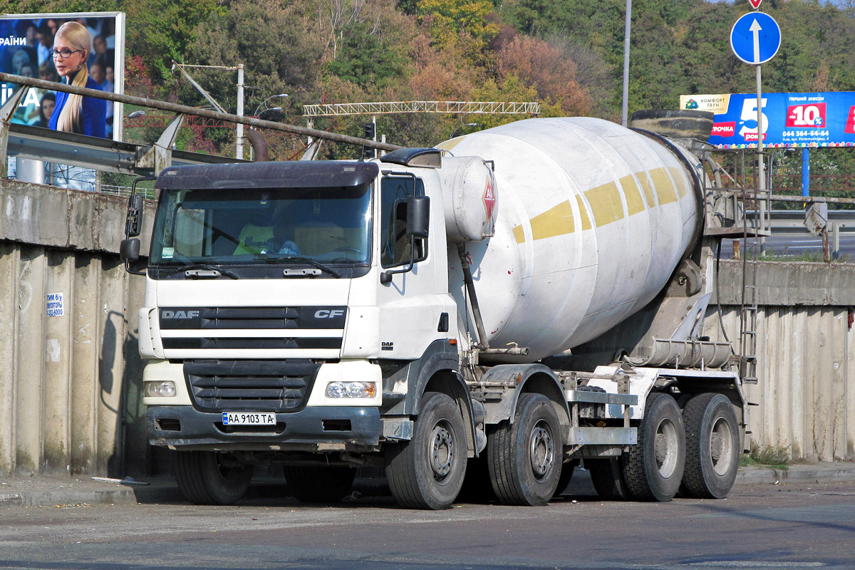 Киев, № АА 9103 ТА — DAF CF85 FT