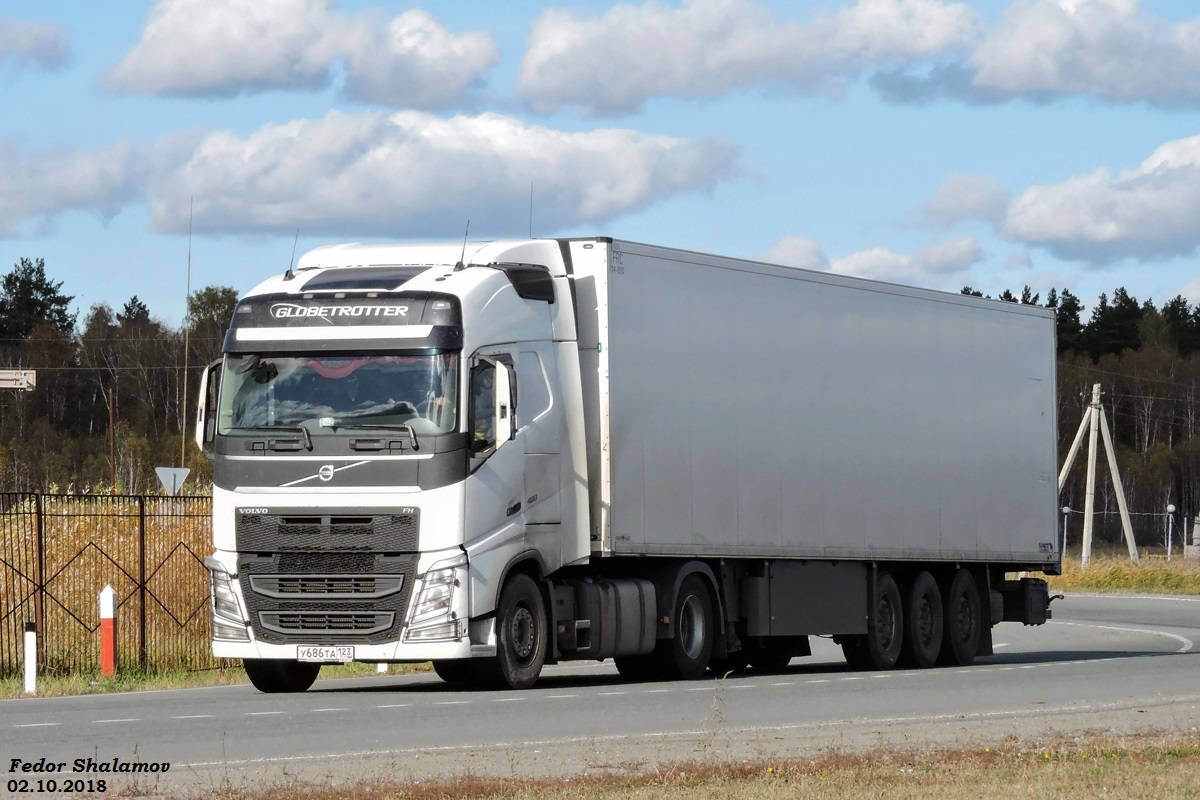 Краснодарский край, № У 686 ТА 123 — Volvo ('2012) FH.460