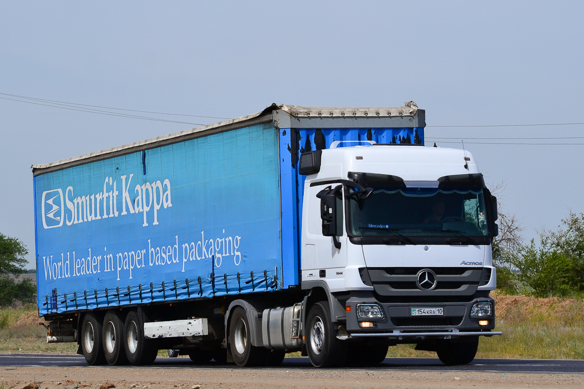 Костанайская область, № 154 KRA 10 — Mercedes-Benz Actros ('2009) 1844