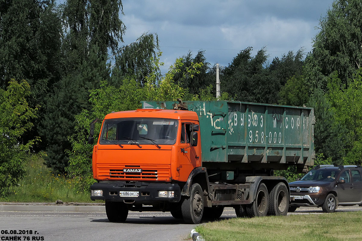 Ярославская область, № У 686 ОН 76 — КамАЗ-65115-D3