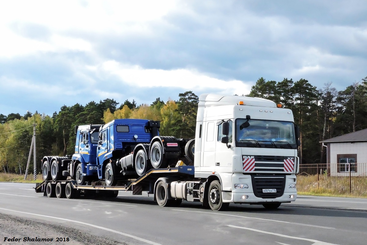 Татарстан, № А 001 НА 716 — DAF XF105 FT