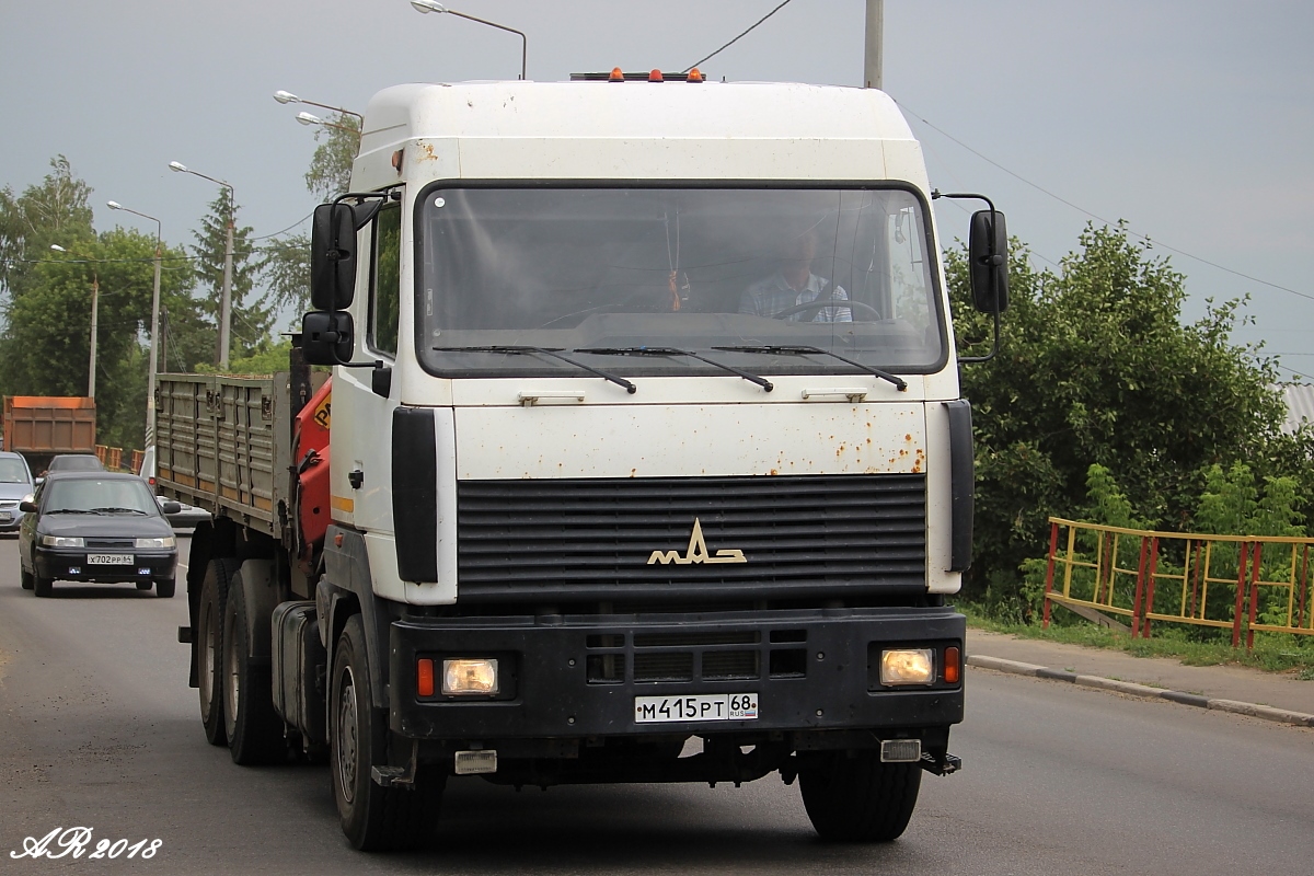 Тамбовская область, № М 415 РТ 68 — МАЗ-6312 (общая модель)