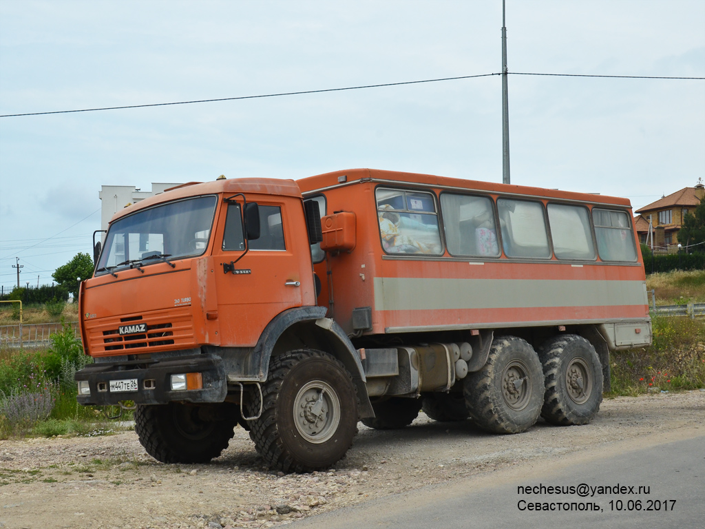 Ставропольский край, № М 447 ТЕ 26 — КамАЗ-43114-15 [43114R]