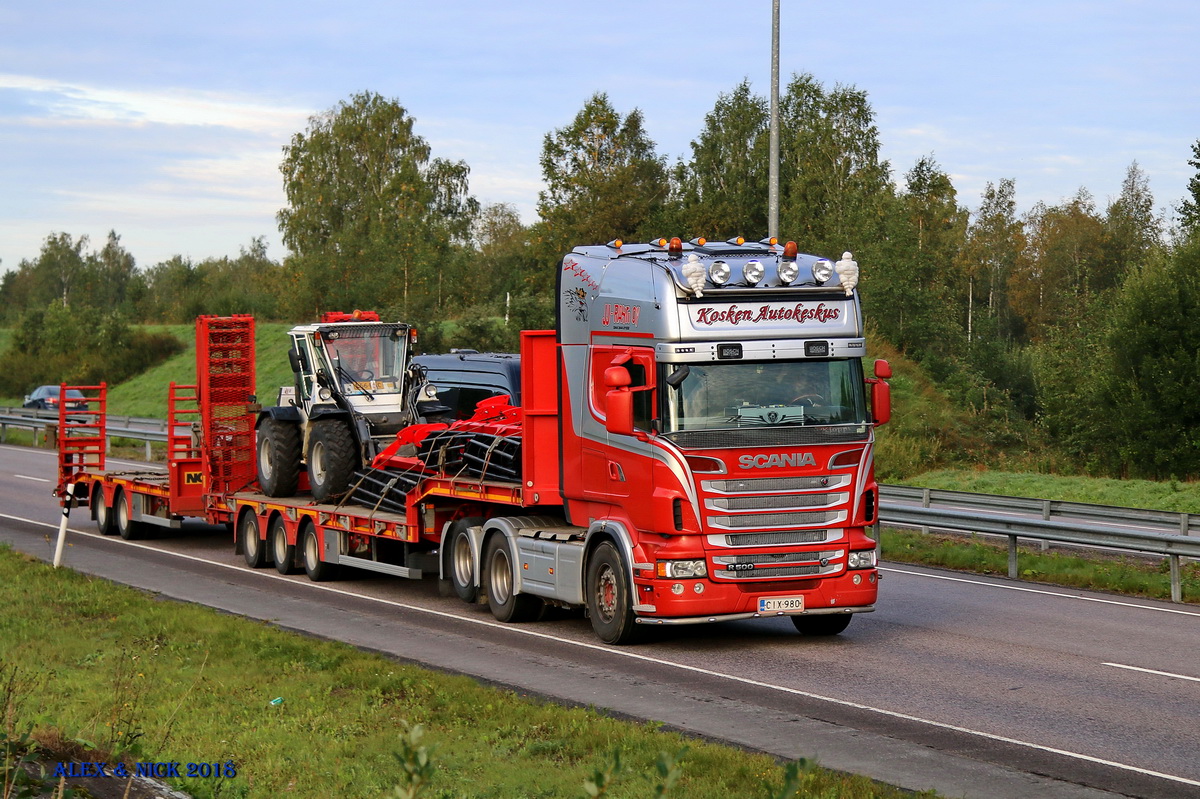 Финляндия, № CIX-980 — Scania ('2009) R500