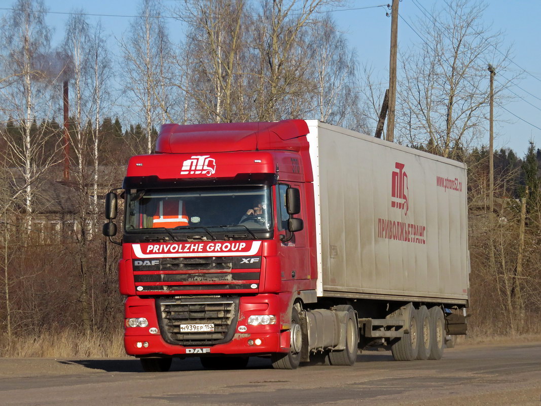 Нижегородская область, № Н 939 ЕР 152 — DAF XF105 FT