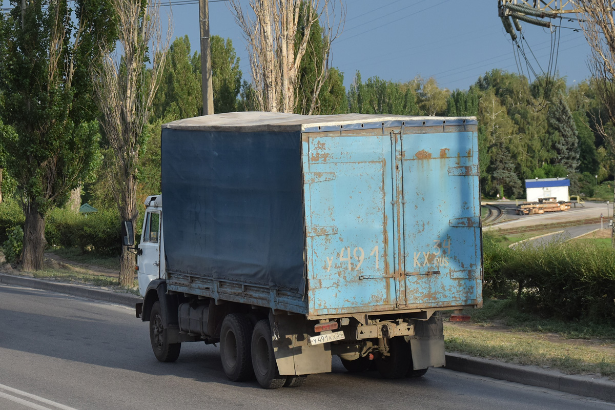 Волгоградская область, № У 491 КХ 34 — КамАЗ-53212