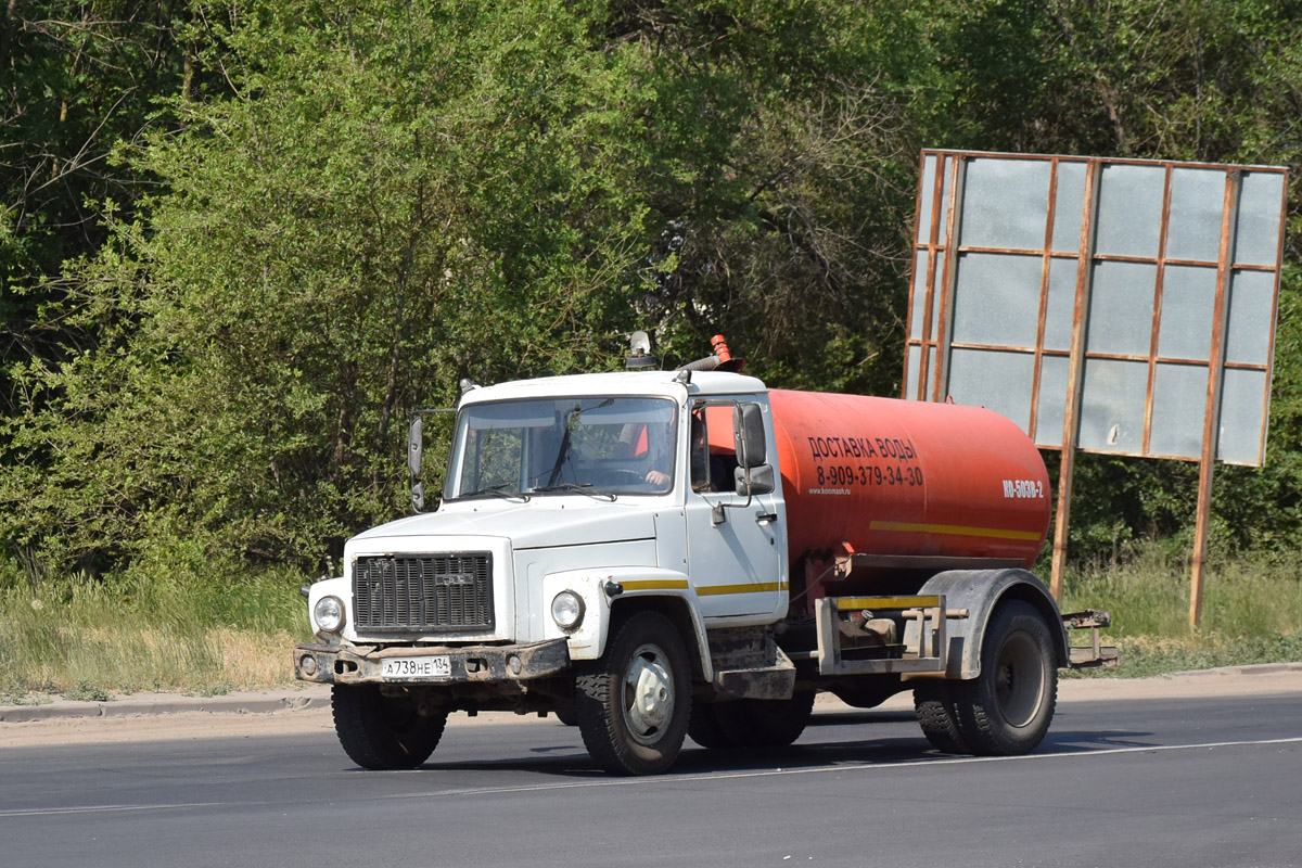 Волгоградская область, № А 738 НЕ 134 — ГАЗ-3309