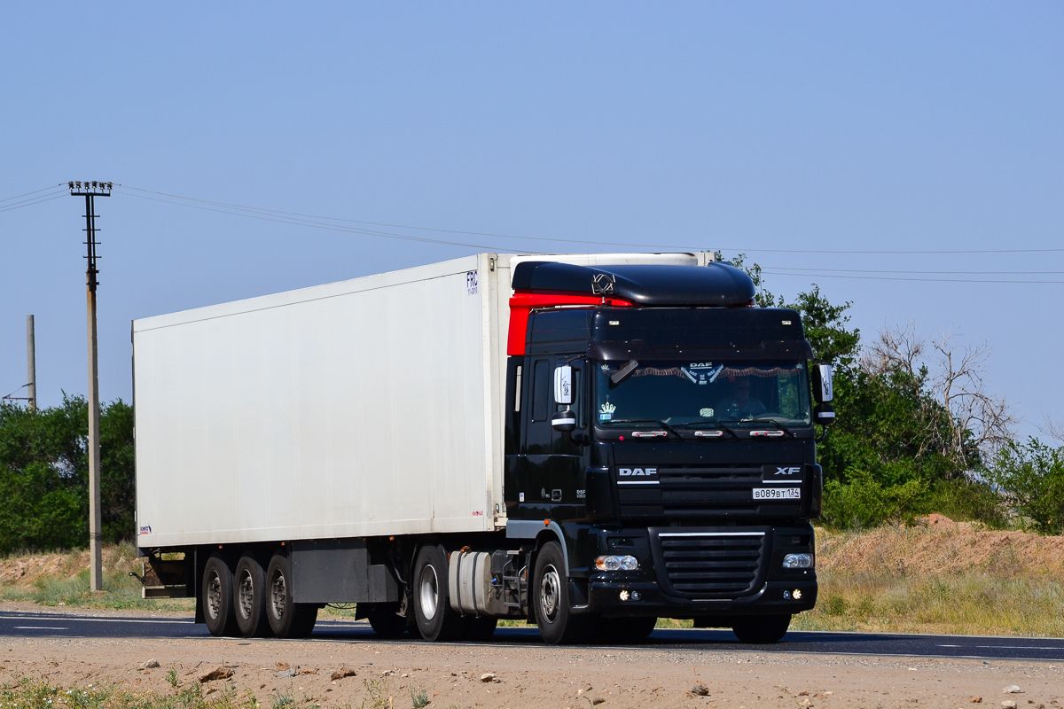 Волгоградская область, № В 089 ВТ 134 — DAF XF105 FT